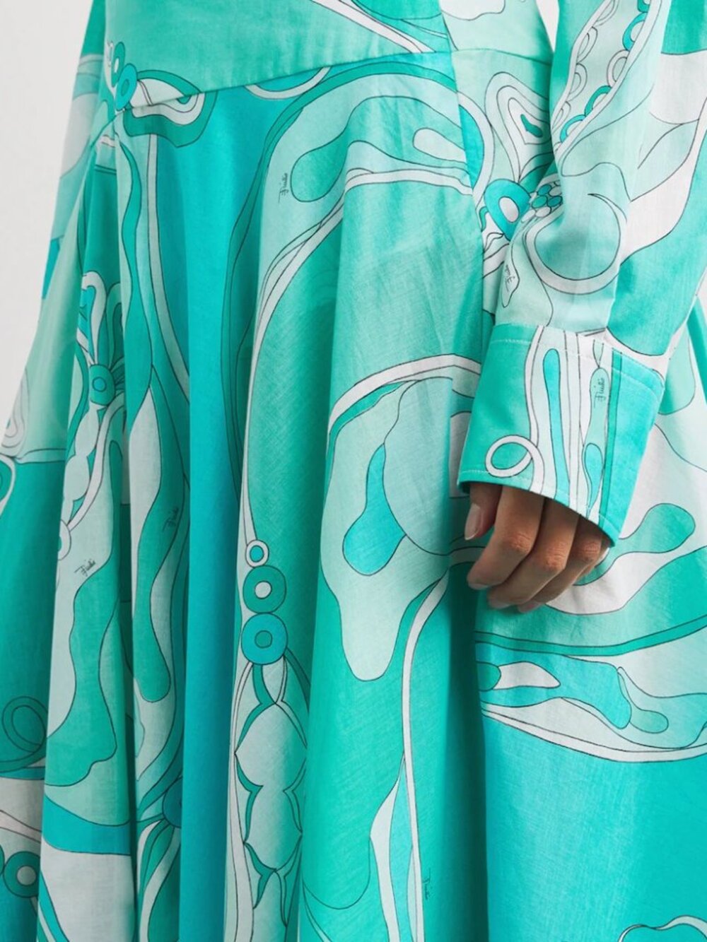 Pucci Cotton Orchidee Maxi Skirt - Picture 3 of 11